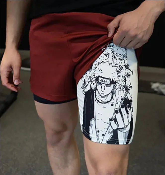 Anime Performance Shorts for Men