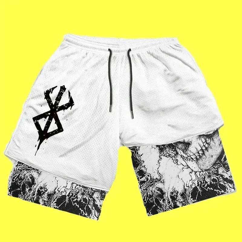 Y2K Men’s Anime Gym Shorts